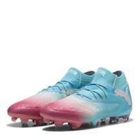 PUMA Future 8 Ultimate Re-Charge Gras Voetbalschoenen (FG) Blauw Roze Wit - thumbnail