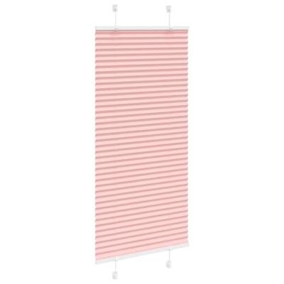Pliss rolgordijn 55x150 cm stofbreedte 54,4 cm polyester roze