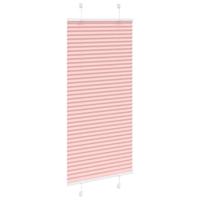Pliss rolgordijn 55x150 cm stofbreedte 54,4 cm polyester roze - thumbnail