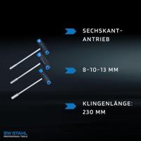 SW STAHL Sw-stahl schroevendraaierset "02052l" t-grip socket set 3 tools - thumbnail