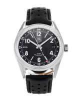 Horlogeband Tag Heuer WV2113 / FC6167 Leder Zwart 18mm - thumbnail