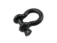 SAFETEX Shackle 10mm black with Screwbolt - thumbnail