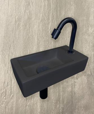 Fonteinset Wiesbaden Mini Rhea 36x18x9 cm Rechts Quartz Fonteinset Wiesbaden Mini Rhea 36x18x9 cm Rechts Quartz