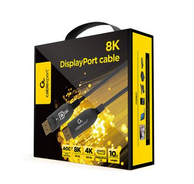 Kabel DisplayPort GEMBIRD CC-DP8K-AOC-10M Zwart Kabel DisplayPort GEMBIRD CC-DP8K-AOC-10M Zwart