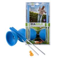 Angeltoys Diabolo rubber/metalen stokjes (blauw) - thumbnail
