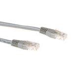 ACT Grijze 10 meter U/UTP CAT6A patchkabel snagless met RJ45 connectoren ACT Grijze 10 meter U/UTP CAT6A patchkabel snagless met RJ45 connectoren