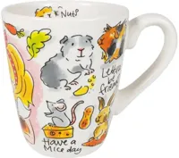 Blond Amsterdam mok aardewerk knaagdier 10x11.5cm multi - thumbnail