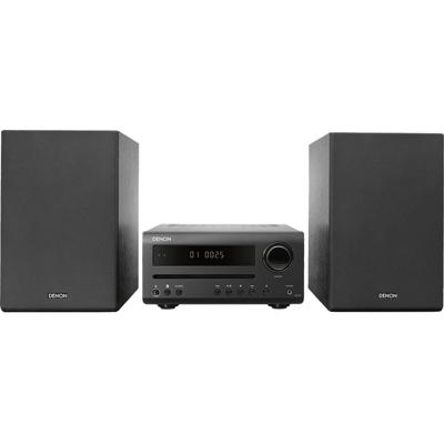 Denon D-T1 Stereo-Installatie met Bluetooth, CD-Speler, FM-Radio, Optische Ingang, 210 x 295 x 105, Zwart