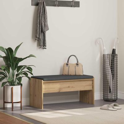 Halbank met kussen Artisan Eiken 80 x 38 x 46 cm