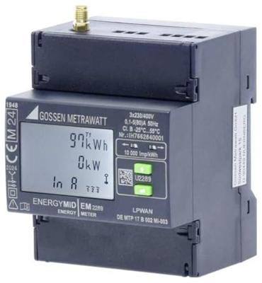 Gossen Metrawatt EM2289 U2289-V039 kWh-meter 3-fasen 80 A Conform MID: Ja 1 stuk(s) Gossen Metrawatt EM2289 U2289-V039 kWh-meter 3-fasen 80 A Conform MID: Ja 1 stuk(s)