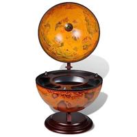 Globebar tafelmodel hout - thumbnail