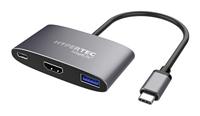 Hypertec AdaptLite HD - Universele USB-C-adapter met HDMI, USB3.0 en 100W stroomvoorziening, HYP-USBCAL-HD - thumbnail
