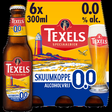 Texels Skuumkoppe 0.0 Bier Fles 6 x 300ml bij Jumbo