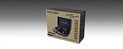 Muse 33/45/78 platenspeler met 3 snelheden en bluetooth mt103gd