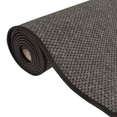 VidaXL Tapijtloper 80x250 cm sisal-look antracietkleurig - thumbnail