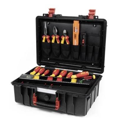Wiha Basic Set L electric 18tlg Gereedschapskoffer (gevuld) 18-delig Electricien, Handwerker, Leerling, Professioneel, VDE (b x h x d) 457 x 183 x 367 mm