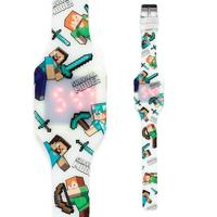 Minecraft Glow in the Dark Digitaal Siliconen Horloge - thumbnail