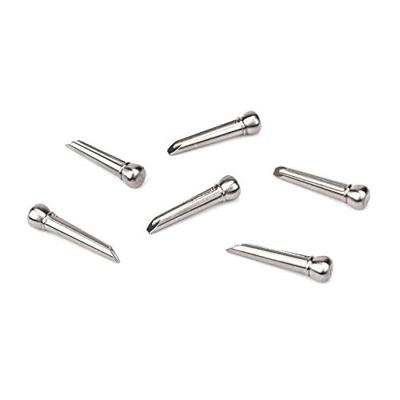 D&apos;Addario PWPS13 Titanium Bridge Pin Set brugpinnen (set van 6)