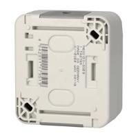 Merten 4074993 AquaStar Compleet Knop spatwaterdicht Lichtgrijs 1 stuks 1 stuk(s) - thumbnail