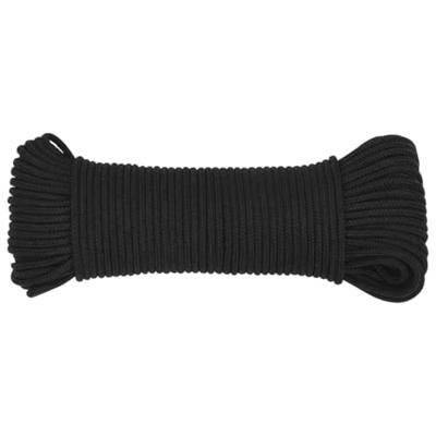 Boottouw 4 mm 100 m polypropeen zwart