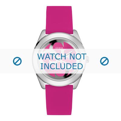 Guess horlogeband W0911L2G Twist Kunststof / Plastic Roze 20mm
