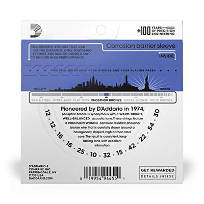 D&apos;Addario EJ37 snarenset voor 12-snarige akoestische gitaar
