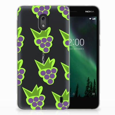 Nokia 2 | Siliconen Case | Druiven