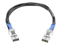 Axiom Stacking 0.5m Stack Stack Zwart, roestvrij staal InfiniBand kabel (0,5 m, Stack, Zwart, roestvrij staal) - thumbnail