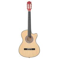 VidaXL Gitaar cutaway met 6 snaren western akoestisch 38" lindenhout - thumbnail