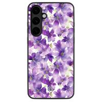 Samsung Galaxy S25 FE hoesje - Floral violet - thumbnail
