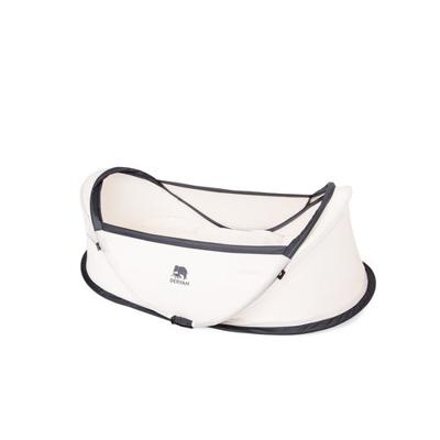 DERYAN Reisbedje pop-up Infant Baby met klamboe crème