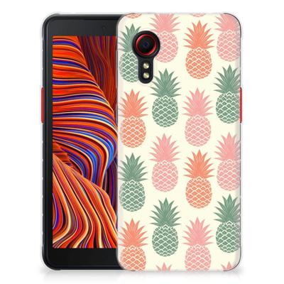 Samsung Galaxy Xcover 5 | Siliconen Case | Ananas