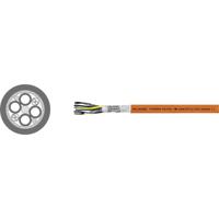 Helukabel TOPSERV® 119 Servokabel 4 G 1 mm² + 4 x 0.75 mm² Oranje 707290 500 m - thumbnail