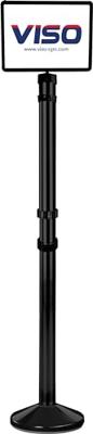 VISO RS160BK Afzetpaal (Ø x h) 80 mm x 106 cm
