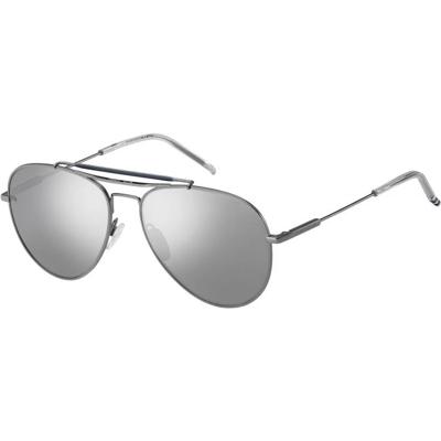 Tommy Hilfiger zonnebril 1709/S heren RVS piloot cat. 3 zilver