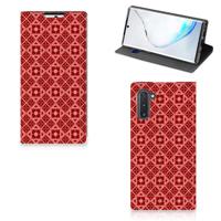 Samsung Galaxy Note 10 | Hoesje met Magneet | Batik Rood - thumbnail