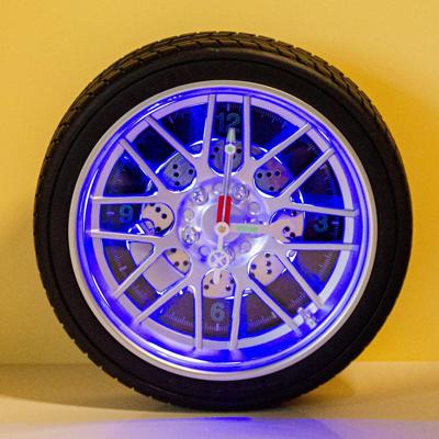 Wiel Klok Met Ledverlichting Wiel Klok Met Ledverlichting