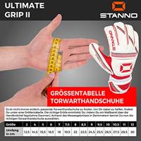 Stanno 480236 Ultimate Grip II - White-Red - 9.5 - thumbnail