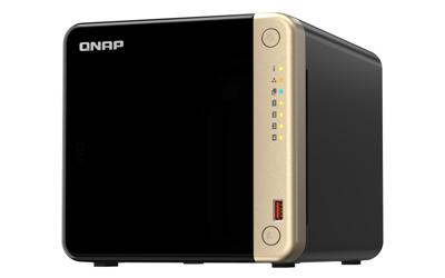 QNAP TS-464 NAS Tower Intel® Celeron® N5095 8 GB DDR4 0 TB QNAP QTS Zwart