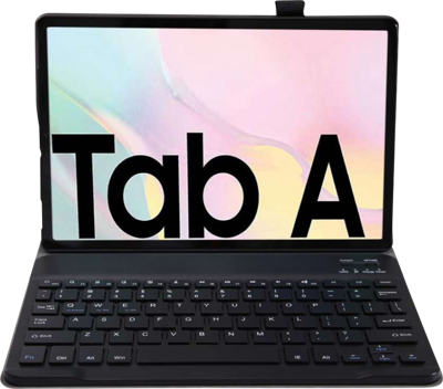 Just in Case Samsung Galaxy Tab A7 (2020) Premium Toetsenbord Hoes Zwart QWERTY Just in Case Samsung Galaxy Tab A7 (2020) Premium Toetsenbord Hoes Zwart QWERTY