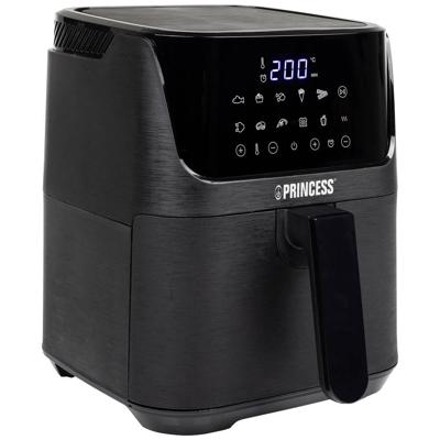 Princess 01.182024.01.001 Airfryer 3.5 l 1350 W Anti-aanbaklaag, Met display, Oververhittingsbeveiliging, Timerfunctie Zwart