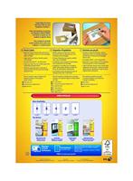 Avery L7167B-100 BlockOut zelfklevende etiketten QuickPeel, ft 199,6 x 289,1 mm (b x h), 100 etiketten - thumbnail