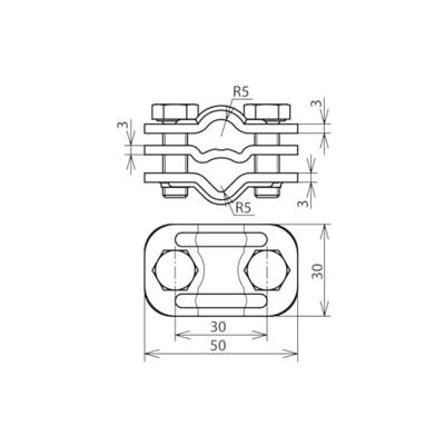 DEHN UTK 7.10 7.10 S ZP STTZN Scheidingsklem 1 stuk(s) DEHN UTK 7.10 7.10 S ZP STTZN Scheidingsklem 1 stuk(s)
