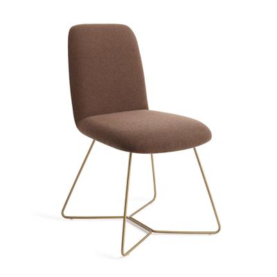 Jesper Home Taiwa eetkamerstoel Rustic Rye beehive gold