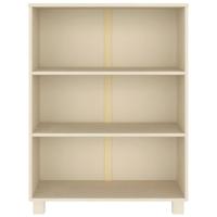 Boekenkast HAMAR 85x35x112 cm massief grenenhout honingbruin - thumbnail