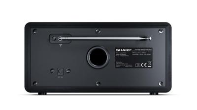 Sharp DR-450 Radio DAB+, DAB, FM Bluetooth Zwart