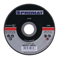 Promat /tecwerk afbraamschijf | d125xs6mm | gebogen staal | gat 22,23 mm - 4000841321 - thumbnail