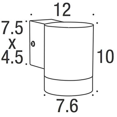 Nordlux DownlighterTin zwart - 21509903