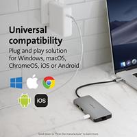 Kensington UH1400p USB-C dockingstation Geschikt voor merk (dockingstation): Universeel Incl. laadfunctie, Geïntegreerde kaartlezer, USB-C Power Delivery - thumbnail