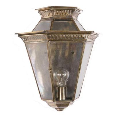 Limehouse Landelijk buitenlampBevelled Glass handgemaakt - messing (PB) - 413